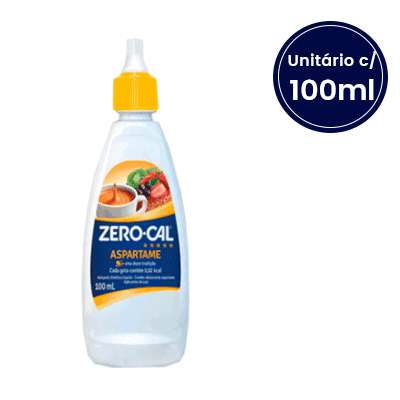 Adoçante Líquido Aspartame Zero Cal c/ 100ml