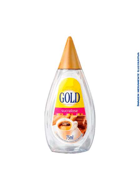 Adoçante Líquido Sucralose Gold - 75ml