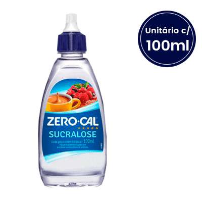 Adoçante Líquido Sucralose Zero Cal c/ 100ml