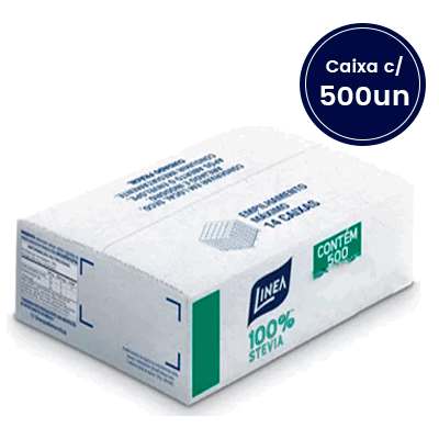 Adoçante Stevia Sachê Linea - Caixa com 500 unidades