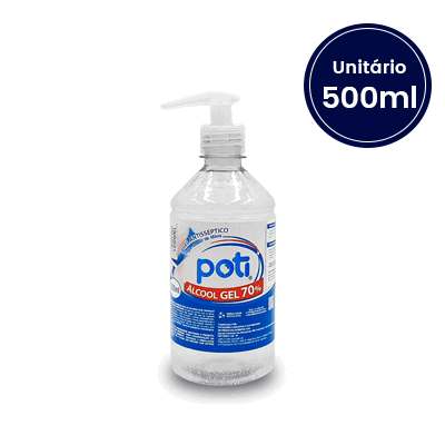 Alcool Gel 70° Poti 500ML Valvula Pump