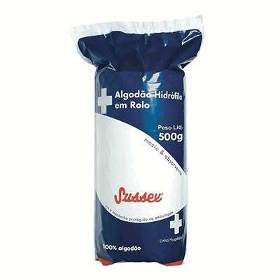 Algodão Hidrófilo Sussex em Rolo - 500g