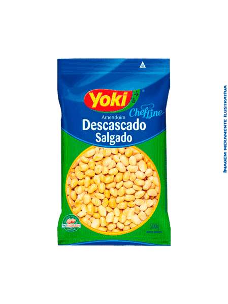 Amendoim Descascado Salgado Yoki - 500g