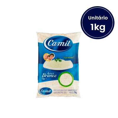 Arroz Branco Camil 1kg