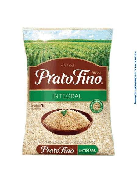 Arroz Integral Prato Fino - 1kg