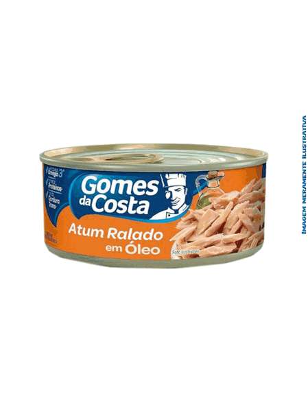 Atum Ralado em Óleo Gomes da Costa - 120g