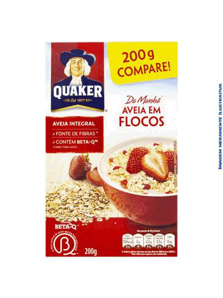 Aveia em Flocos Quaker - 165g