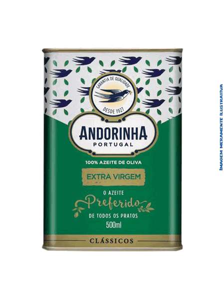 Azeite de Oliva Extra Virgem Andorinha - Lata com 500ml