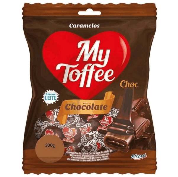 Bala de Choc c/ Rech de Chocolate My Toffe 500g