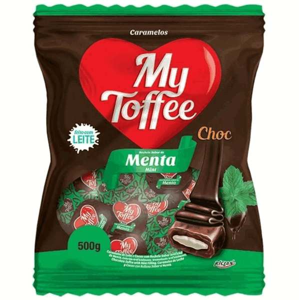 Bala de Choc c/ Rech de Menta My Toffe 500g