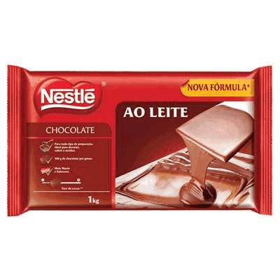 Barra de Chocolate ao Leite Nestlé 1kg