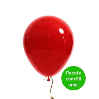 Bexiga Tradicional Vermelha n°9 Mac Balloon - Pct. com 50