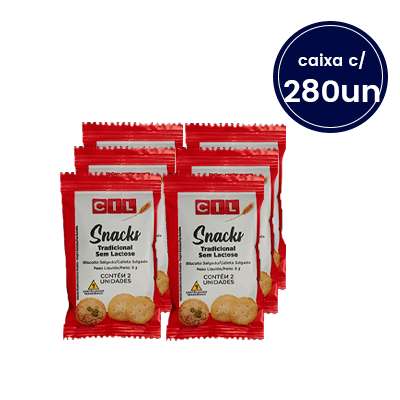 Biscoito Aperitivo Snacks Cil Sachê 5g - Caixa com 280