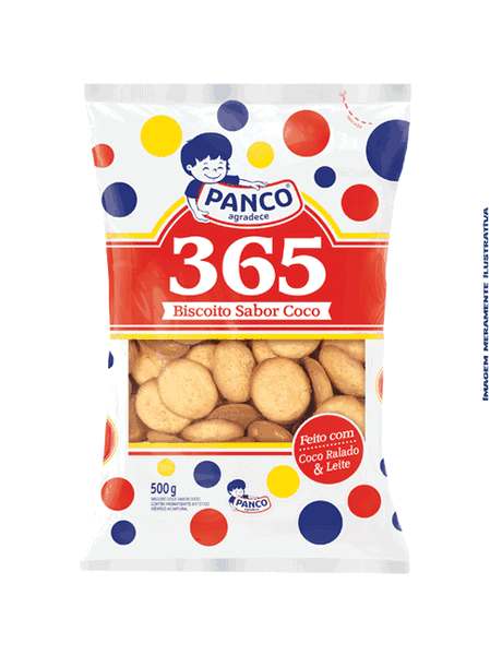 Biscoito Cookies 365 Panco - 500g