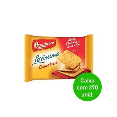 Biscoito Cream Cracker Levíssimo Bauducco Sachê 9,5g - Caixa