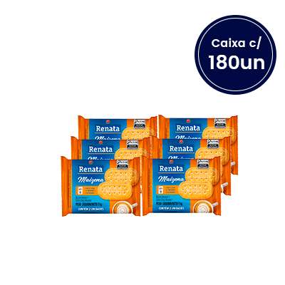 Biscoito Maizena Renata Sachê 11g - Caixa com 180