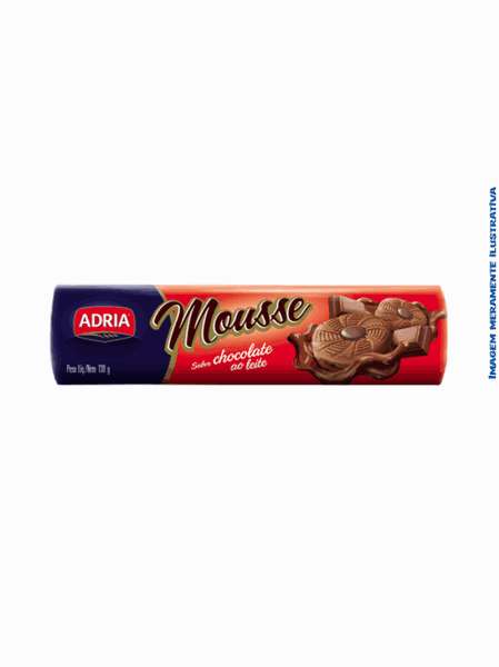 Biscoito Mousse Chocolate Adria - 160g