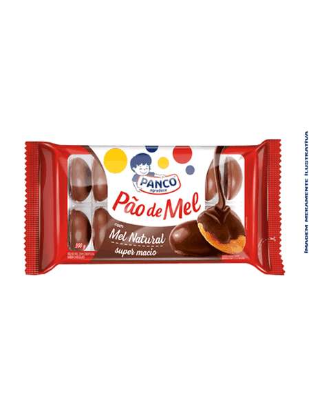 Biscoito Pão de Mel com Chocolate Panco - 200g