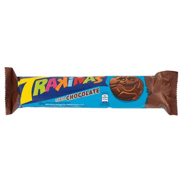 Biscoito Recheado Chocolate Trakinas - 126g