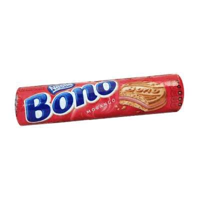 Biscoito Recheado Morango Bono Nestlé - 126g