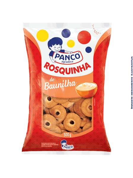 Biscoito Rosquinha de Baunilha Panco - 500g