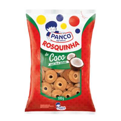 Biscoito Rosquinha de Coco Panco - 500g