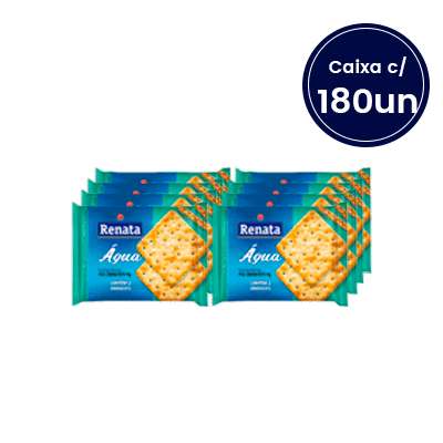 Biscoito Água Renata Sachê 10g - Caixa com 180