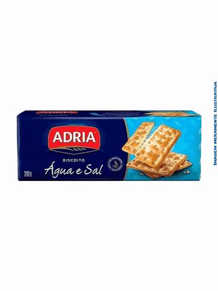 Biscoito Água e Sal Adria - 170g