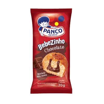 Bolinho Bebezinho Chocolate Panco - Pacote com 2 Unidades