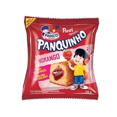 Bolinho Panquinho Morango 80g