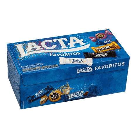 Bombom Lacta Favoritos com 289g