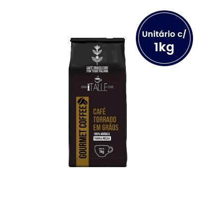 Café Torrado Gourmet em Grãos Arábica Torra Med 1kg