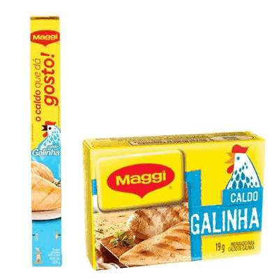 Caldo Galinha Maggi 456g- Caixa com 24 Tabletes de 19g