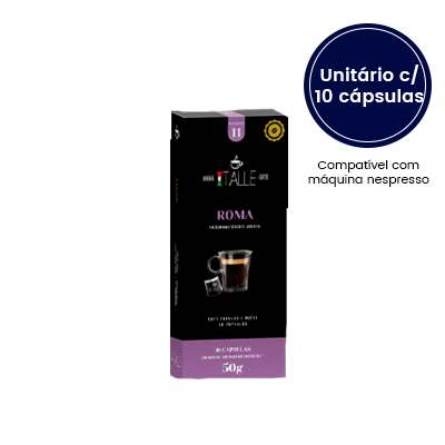 Capsulas Roma Italle p/ Nespresso c/10 un