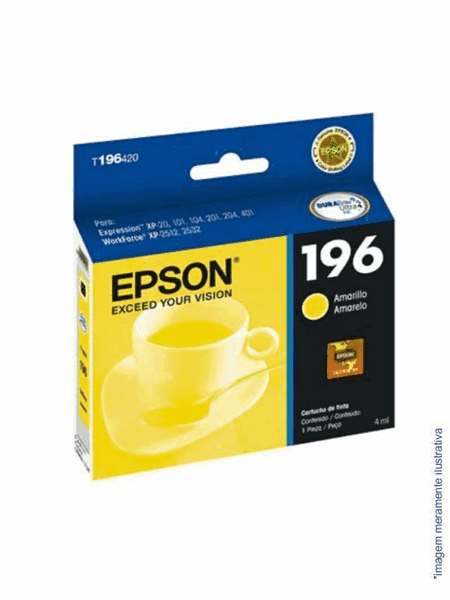 Cartucho Epson 196 Amarelo