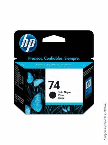 Cartucho HP 74 Preto Original