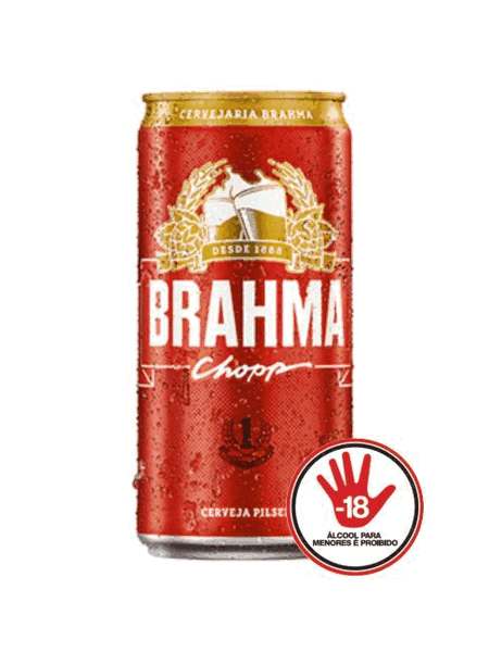 Cerveja Brahma Pilsen Lata 269ml