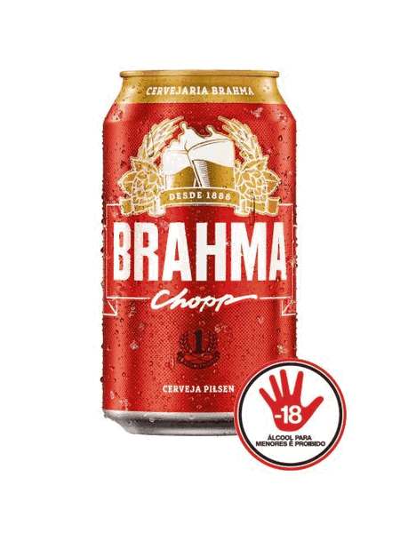 Cerveja Brahma Pilsen Lata 350ml