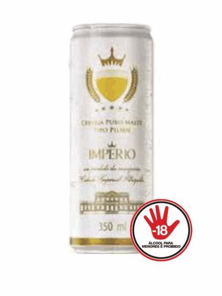 Cerveja Império Puro Malte Pilsen Lata 350ml