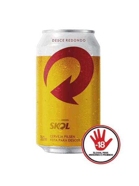 Cerveja Skol Lata 350ml