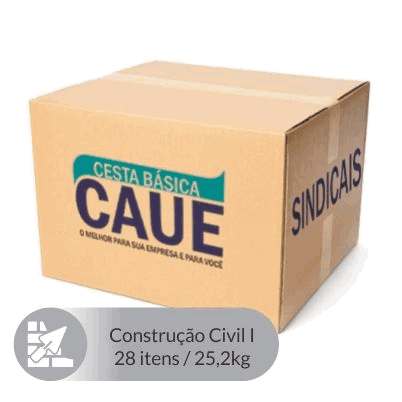 Cesta Básica Construção Civil I - 28 Itens / 25,2Kg