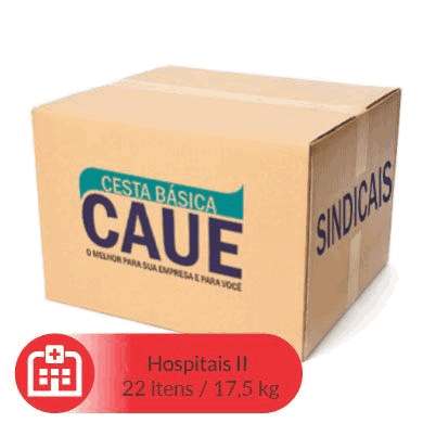 Cesta Básica Hospitais II - 22 Itens / 17,5Kg