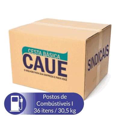 Cesta Básica Posto de Gasolina I - 36 Itens / 30,5Kg