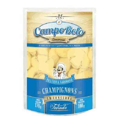 Champignon Cogumelo Inteiro Campo Belo Balde 2kg