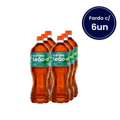 Chá Ice Tea Limão Leão 1,5L Com Fardo 6un