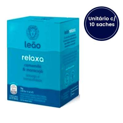 Chá Relaxa Leão com 10 Saches