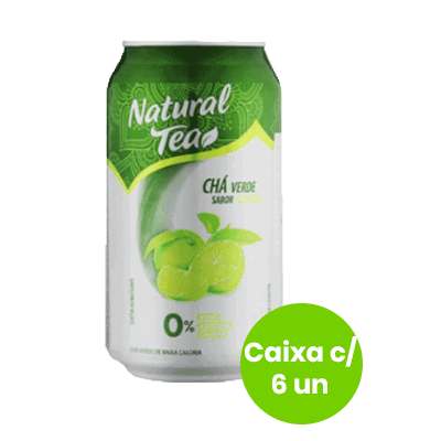 Chá Verde Laranja com Gengibre Natural Tea Lata 335ml