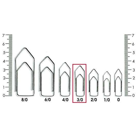 Clips N° 3/0 Kaz - Caixa com 50un