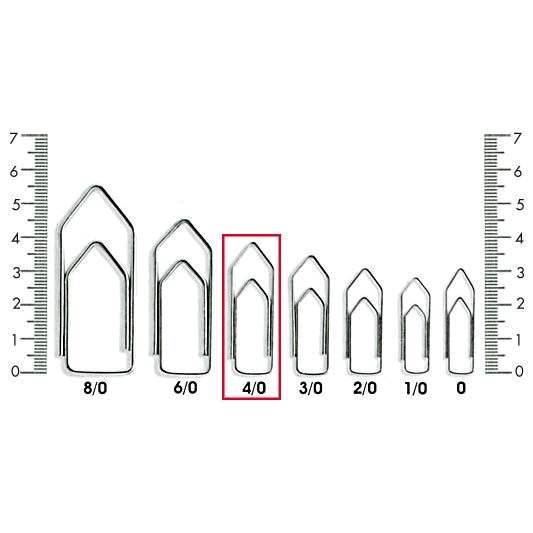 Clips N° 4/0 Kaz - Caixa com 400un
