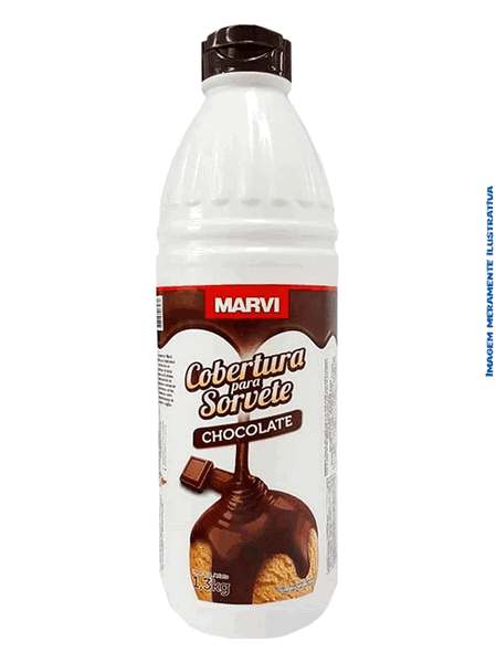 Cobertura de Sorvete Marvi Chocolate 1,3kg